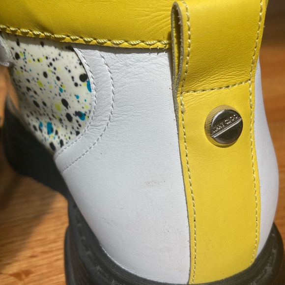 Jimmy Choo Galaxy Paint Splatter High-Top Smeakers - Picture 3 of 12